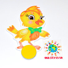 Магнитный стенд для крепления рисунка Воробей