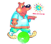 Магнитный стенд для крепления рисунка Медведь