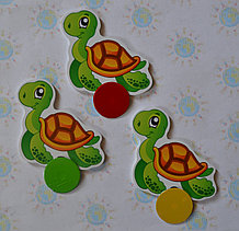 Магнитный стенд для крепления рисунка Черепаха