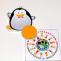 Магнитный стенд для крепления рисунка Пингвин