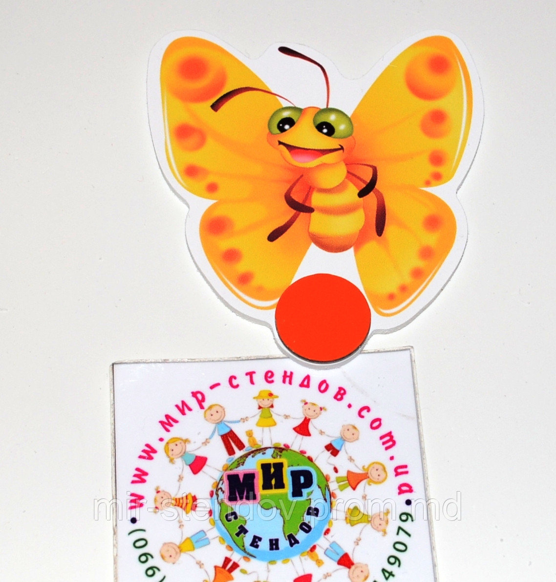 Магнитный стенд для крепления рисунка Бабочка - фото 1 - id-p4429898