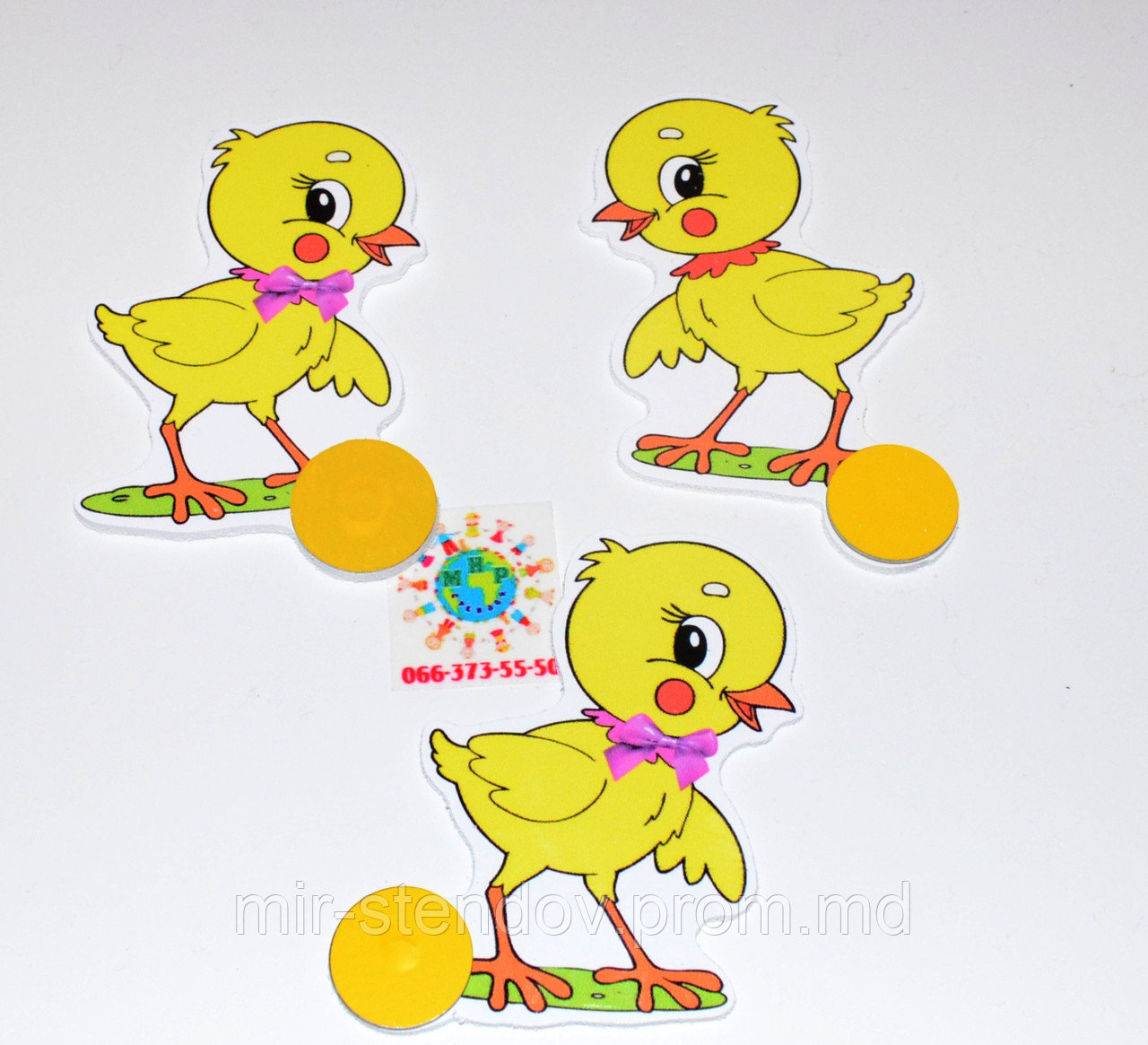 Магнитный стенд для крепления рисунка Цыпленок желтый - фото 1 - id-p4429900