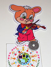 Магнитный стенд для крепления рисунка Скрипач