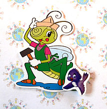 Магнитный стенд для крепления рисунка Кузнечик