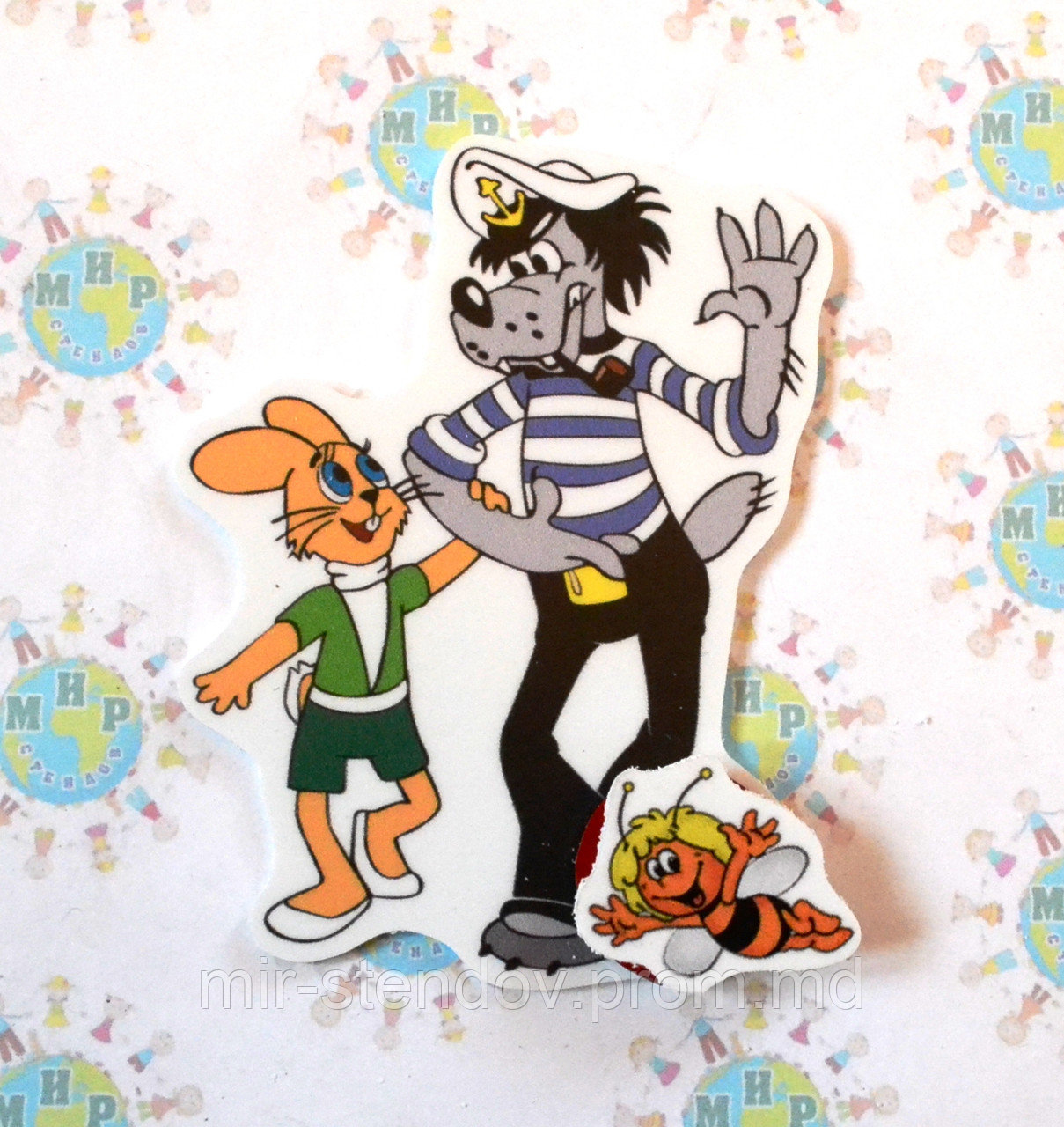 Магнитный стенд для крепления рисунка Ну, погоди, фото 1