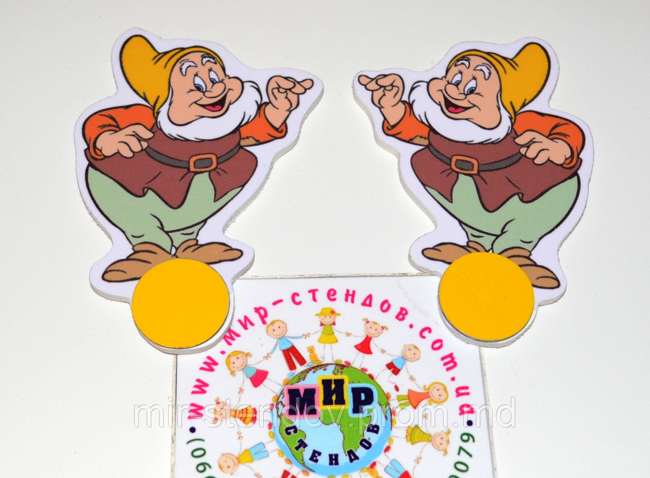 Магнитный стенд для крепления рисунка Гномик, фото 1