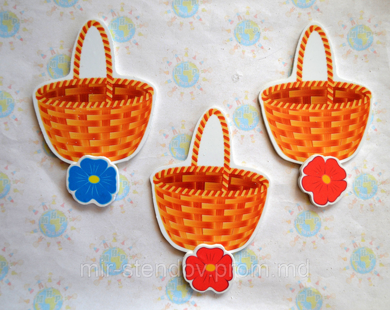 Магнитный стенд для крепления рисунка Корзинка, фото 1