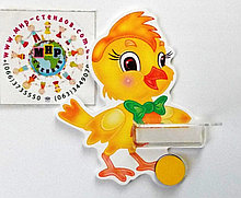 Стенд для рисунка и поделки Воробей