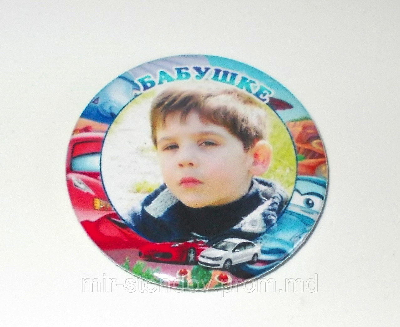 Значок с фотографией Вашего ребёнка, Бабушке, фото 1