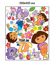 Наклейки с мультфильма Даша путешественница