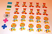 Магнитная математика Жирафчики и Львята