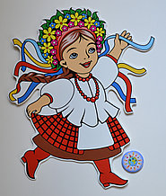 Украинка. Декорация настенная