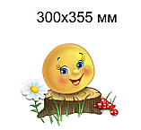 Колобок на пенёчке. Декорация настенная, фото 2