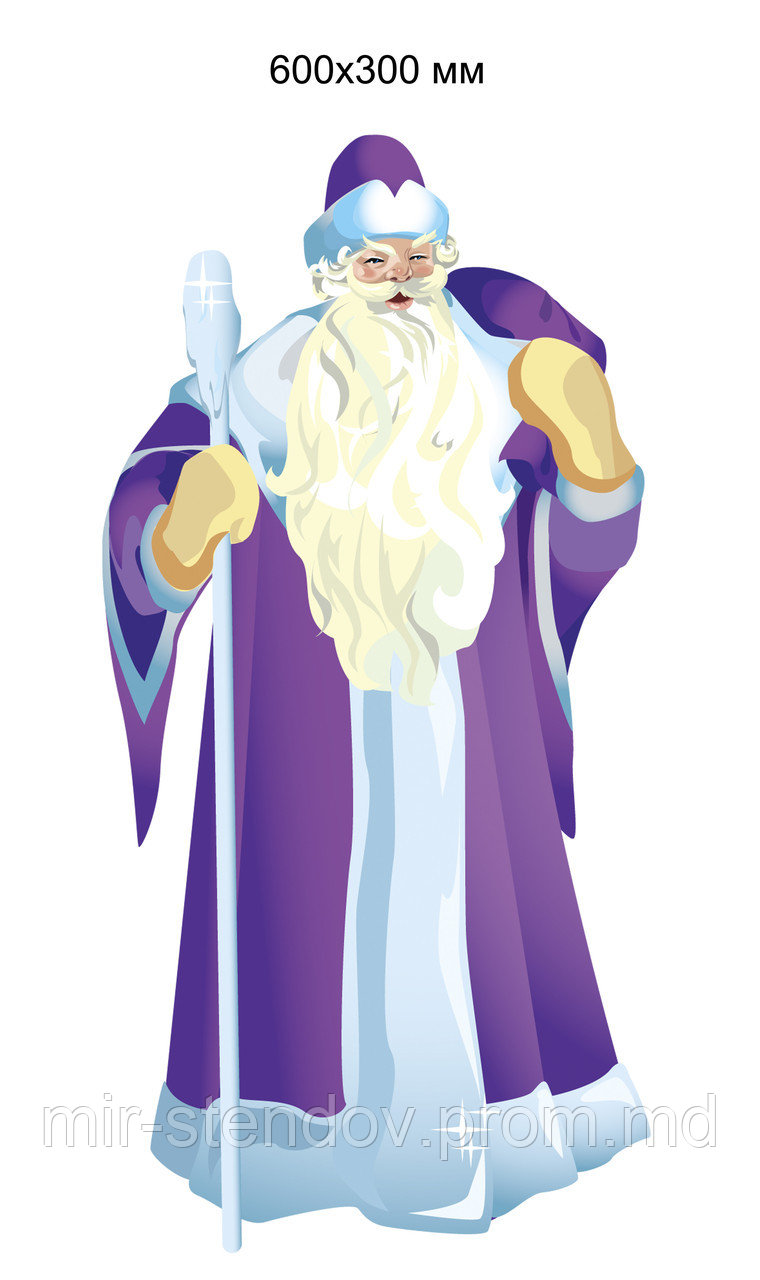 Дед Мороз. Декорация настенная, фото 1