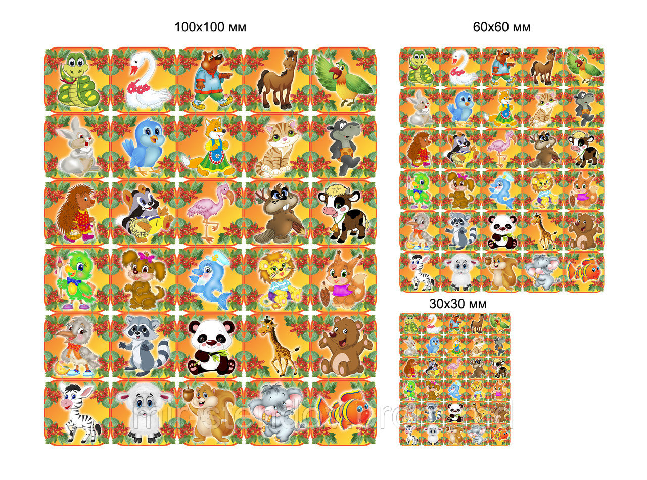 Наклейки для детского сада Калинки, фото 1