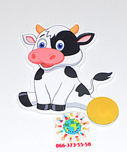 Магнитный стенд для крепления рисунка Коровка