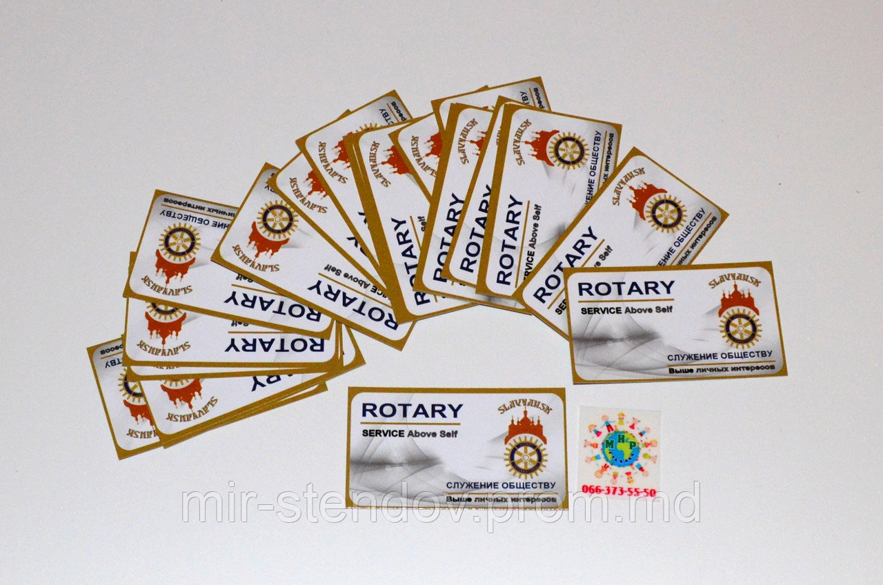 Визитки с глянцевой ламинацией, фото 1