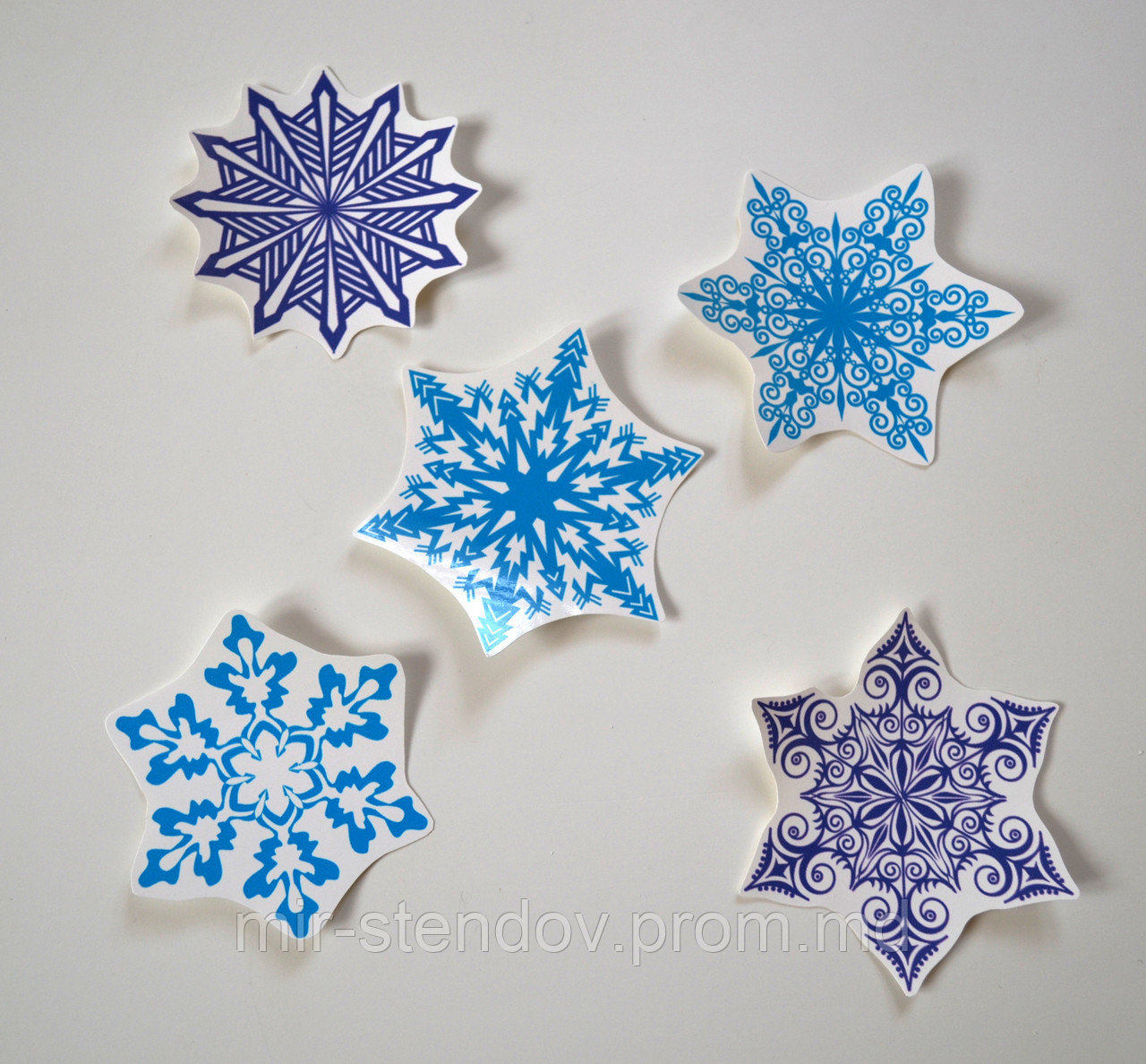 Наклейки Снежинки интерьерные, фото 1