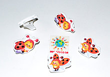 Прищепка Божья коровка
