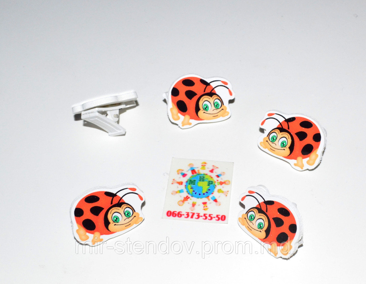 Прищепка пластмассовая Божья коровка, фото 1