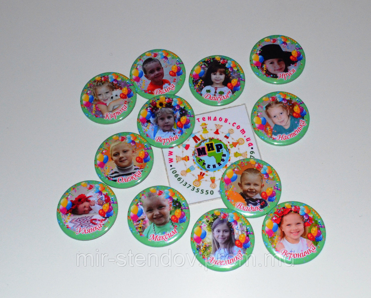 Значок с фотографией ребёнка, Праздничные, фото 1