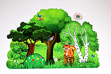 Лес. Декорация настенная