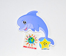 Магнитный стенд для крепления рисунка Дельфинчик 2
