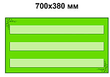 Наборное полотно Зеленое