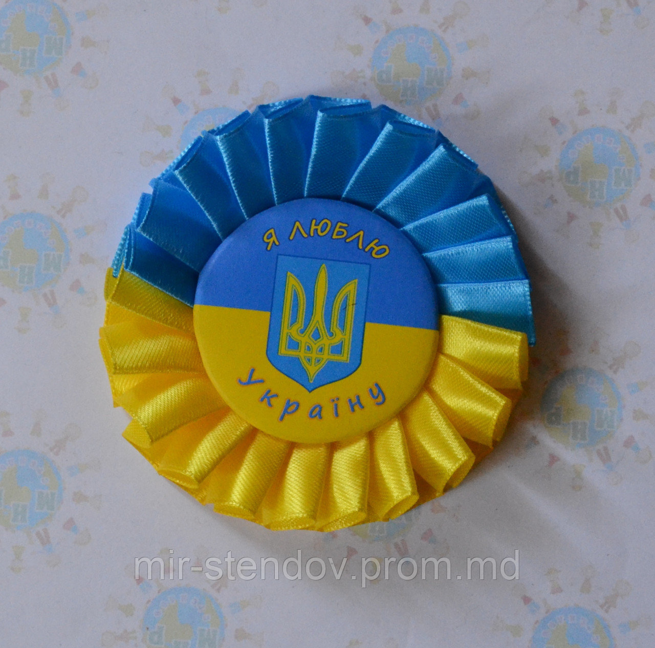 Значок Украина с розеткой Символика - фото 1 - id-p4431574