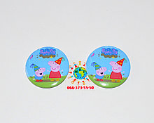 Значок металлический Пеппа Пиг друзья