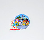 Значок металлический Робокар полли, фото 2