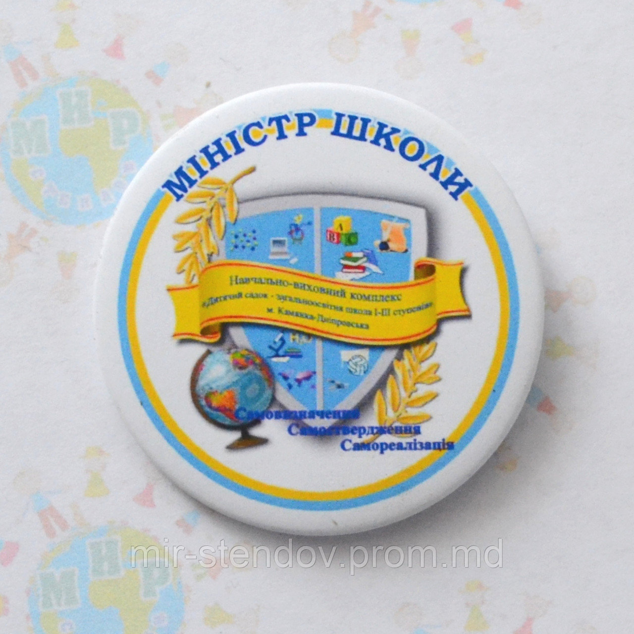 Значок Министр школы, фото 1