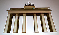 Бранденбургские ворота. Стенд для кабинета немецкого языка