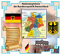 Национальные символы Германии. Стенд для кабинета немецкого языка