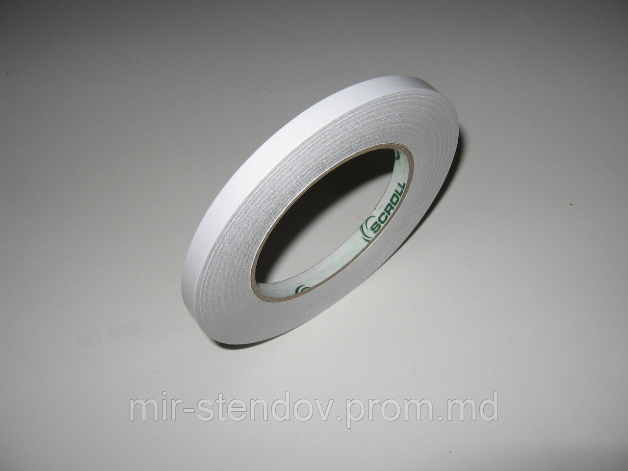 Двухсторонний скотч на вспененной основе 12 мм для крепления стендов, фото 1