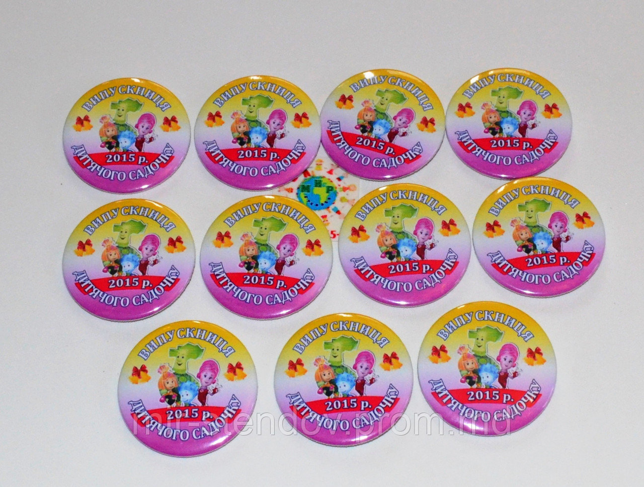 Значки Выпускница детского сада Фиксики, фото 1