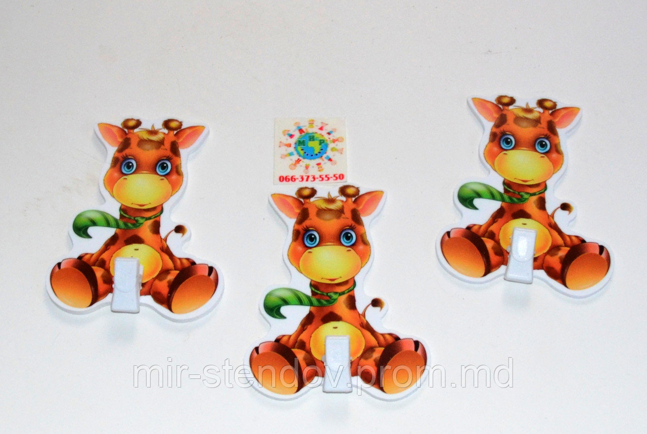 Держатель рисунка с прищепкой Жираф, фото 1
