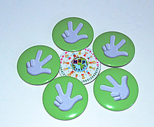 Значок сувенирный Фиксики зелёный