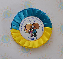 Значок с логотипом Феерия с розеткой