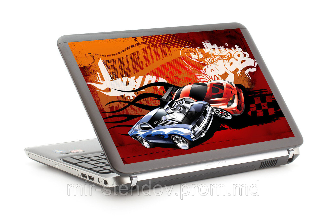 Наклейка на ноутбук. Хот вилс, фото 1