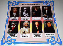 Портреты немецких писателей Berühmte Deutsche