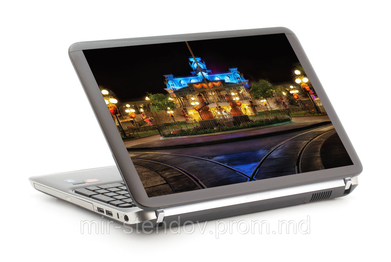 Наклейка на ноутбук. Трамвай, фото 1