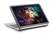 Наклейка на ноутбук. Волк