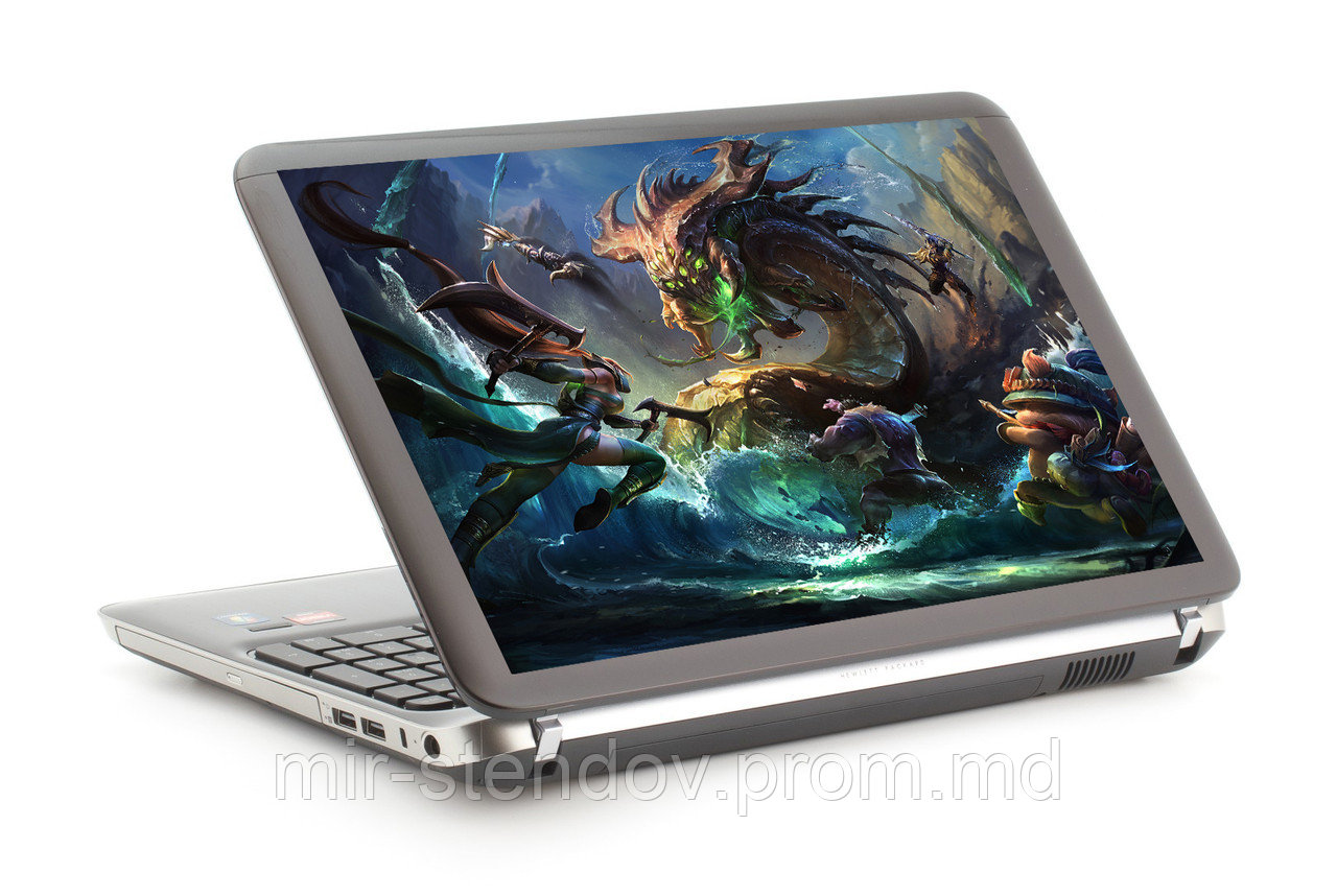 Наклейка на ноутбук. Дракон, фото 1