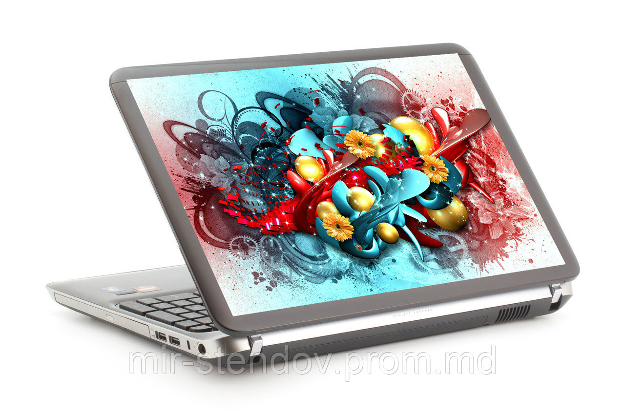 Наклейка на ноутбук. Шестерёнки, фото 1