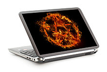 Наклейка на ноутбук. Звезда