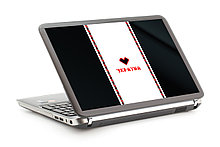 Наклейка на ноутбук. Люблю Украину