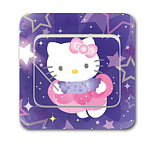 Наклейка на выключатель Китти 2