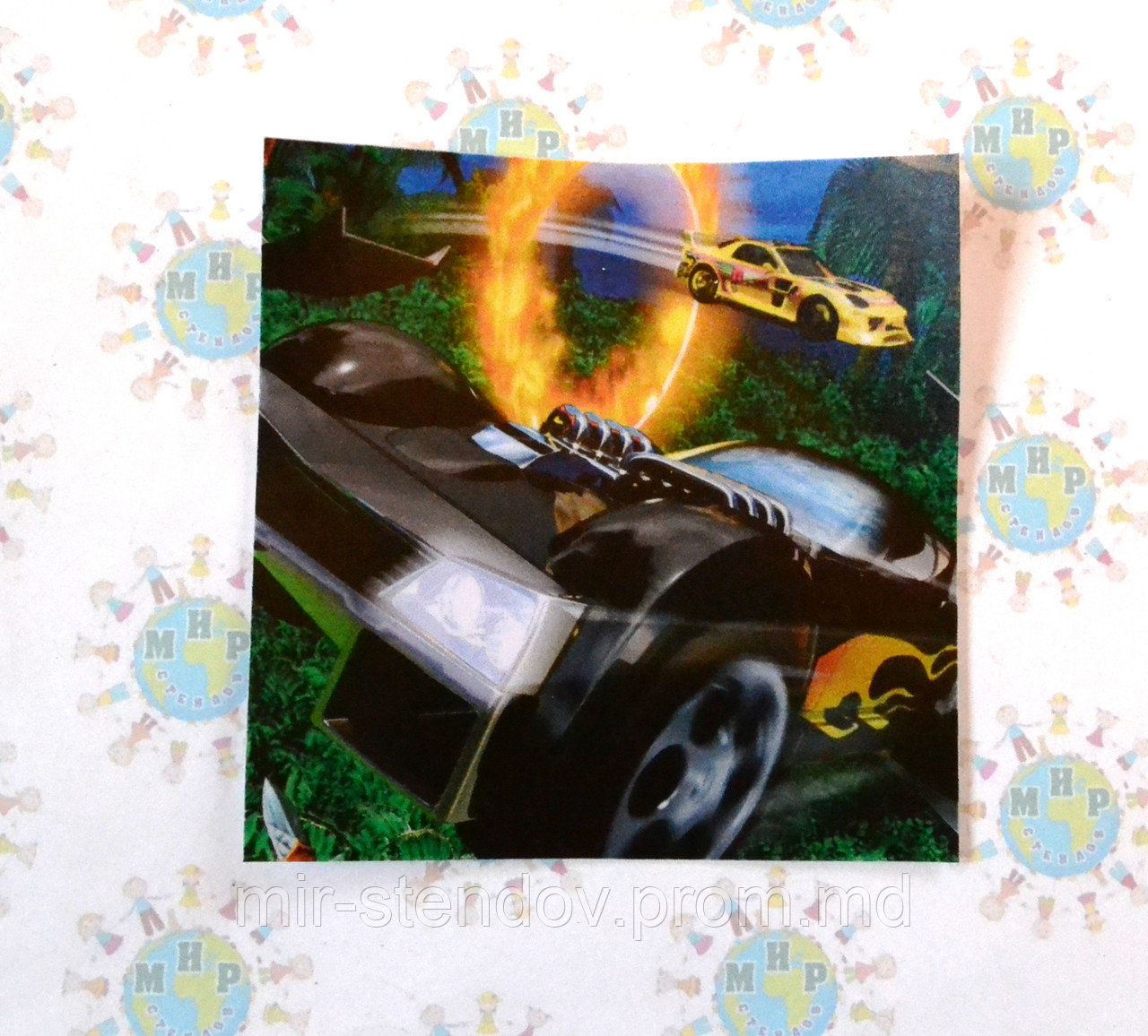 Наклейка на выключатель Хот Вилс, фото 1