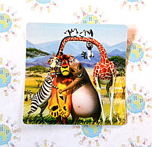 Наклейка на выключатель Мадагаскар